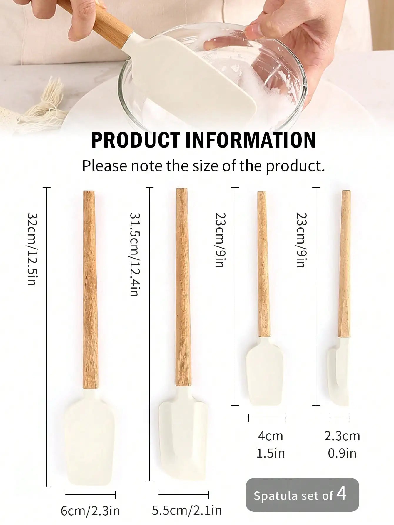 SPATULE  pack de 4 pièces