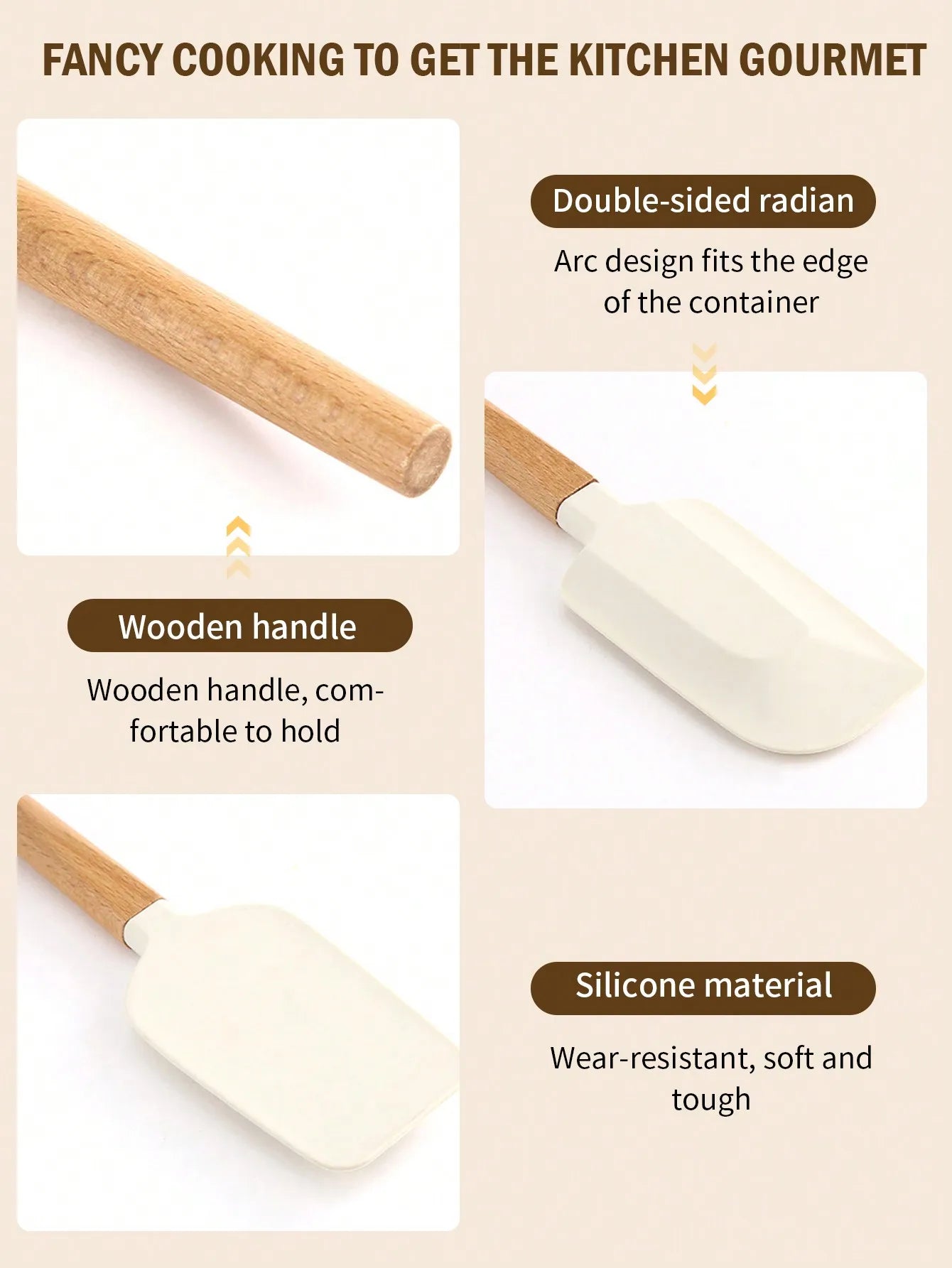 SPATULE  pack de 4 pièces