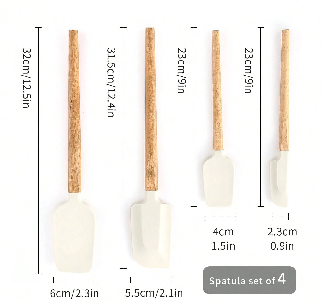 SPATULE  pack de 4 pièces