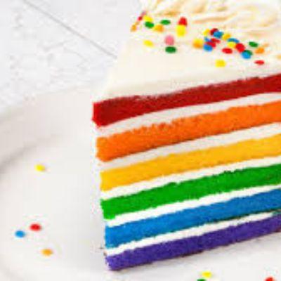 COUPE GATEAU -layer cake coloré étages