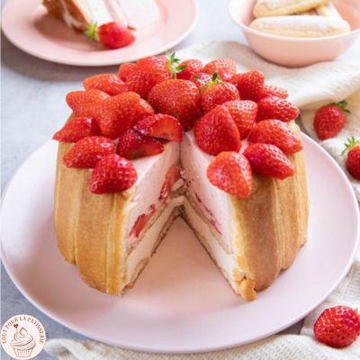MOULE SILICONE -  gâteau garni de crème 