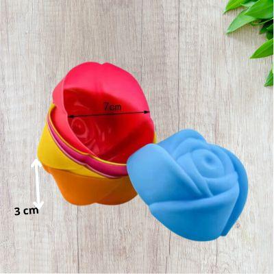 MOULE SILICONE - dimensions des roses